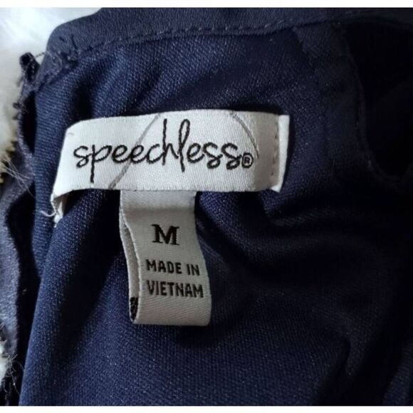 SPEECHLESS NAVY DRESS SZ.M EUC. - Picture 6 of 8